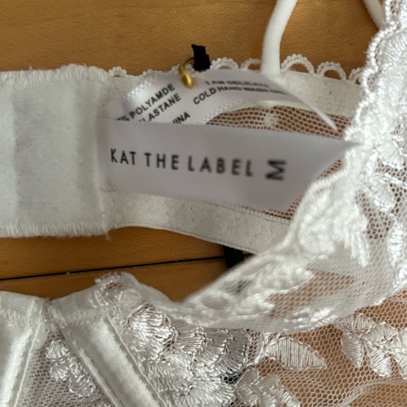 Kat the Label Nicolette Underwire Bra Womens Size Medium New With Tag Bridal - Picture 4 of 5